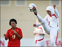 صحنه ای از بازی ایران و ویتنام