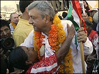 Andrés Manuel López Obrador, do Partido da Revolução Democrática (PRD),