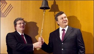 Віктор Янукович і Броніслав Коморовський