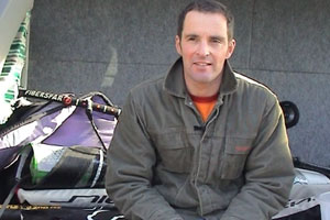 Mark has an afternoon out windsurfing