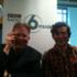 Tom in the studio with Sam from Club Smith