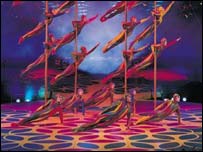 Chinese Poles Photograph by Al Seib and costumes by Dominique Lemieux