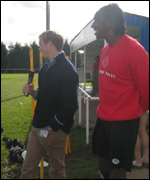 James Burridge with Exodus Geohegen 