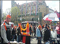 Амстердамда норинж байрамини нишонлаш