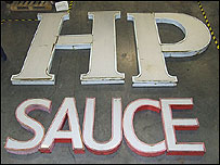 The famous lettering