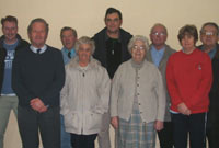 Aelodau o grŵp hanes MORLO fu'n hel atgofion