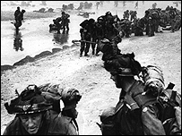 On the Normandy beaches