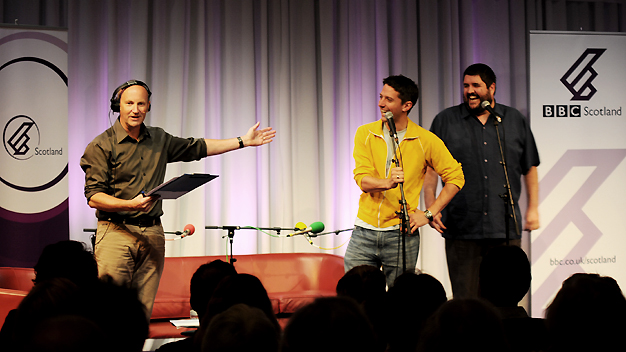 laughter on the MacAulay and Co stage