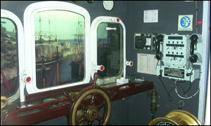 Static ship controls in the Heritage Centre