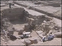 Escavações em Saqqara