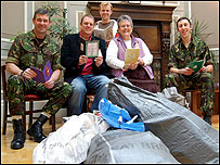 Handing over the first cards