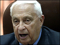 İsrail Başbakanı Ariel Şaron