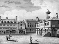 The (former) Town Hall, Banbury, c1800