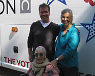 Steve Titherington with Hedy and Dorothy-Ann Russo
