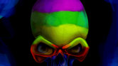 Rainbow Skull...