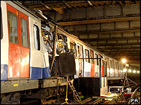 Následky exploze v Londýně