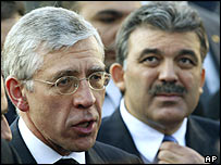 Jack Straw a Abdullah Gül
