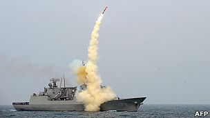 韓國發射巡航導彈