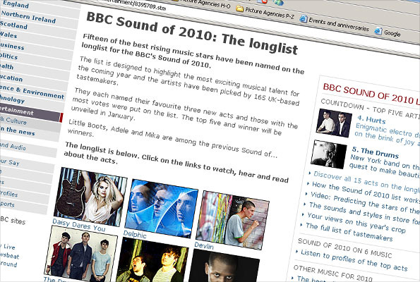 Screenshot Sound 2010