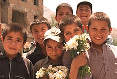Image: Youngsters on the street in war torn Kabul from John Pilger's ITV documentary Breaking the Silence. Photograph copyright John Pilger and Carlton Television