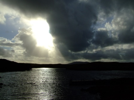 Loch Sgealtair, near LochMaddy, North Uist