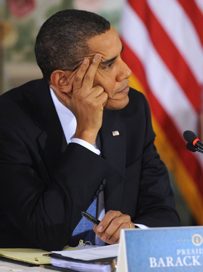 Barack's two fingers