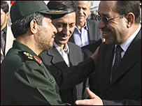 Maliki İranlı yetkililerle