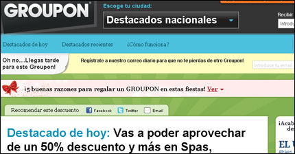 Imagend e Groupon en Argentina