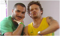 Flea and Zane