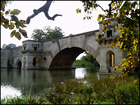 John Vanbrugh's bridge across the lake at Blenheim