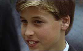 Prince William in his earlier days