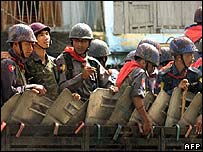 Soldiers in Burma