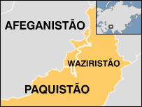 Mapa do Waziristão