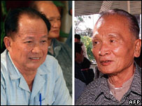 Khieu Samphan và Nuon Chea 