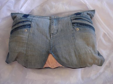 Denim cushion