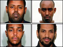 اکیس جولائی حملوں کے چار مجرم