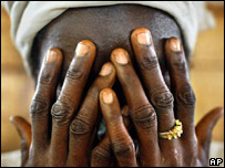 Vítima de estupro na Libéria