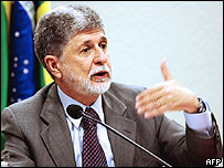 Ministro Celso Amorim depõe em comissão do Senado