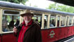 Rolf has his camera to hand at the Snowdon Mountain Railway