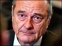 فرانس کے صدر یاک شیراک