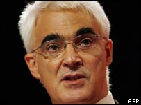 Bộ trưởng tài chính Alistair Darling
