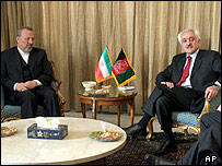 وزيران خارجه افغانستان و ايران