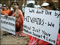 Hint kadınların gösterisi