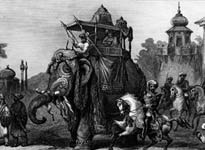 Nana Sahib leads his band in the Indian Mutiny (Getty Images/Hulton Archive)