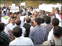 صحافی کی ہلاکت پر احتجاج