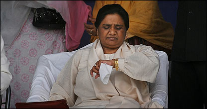 उत्तर प्रदेश की मुख्यमंत्री मायावती