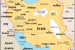 map of Iran