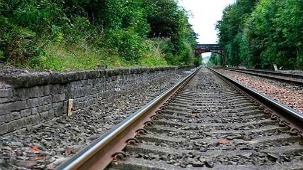 Picture of a disused railway track