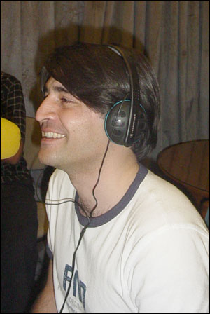 زيک افريدى دپيښور دبي بي سي سټوډيو کې