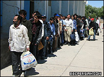 پناهجویان اخراج شده از ایران در مرز اسلام قلعه هرات